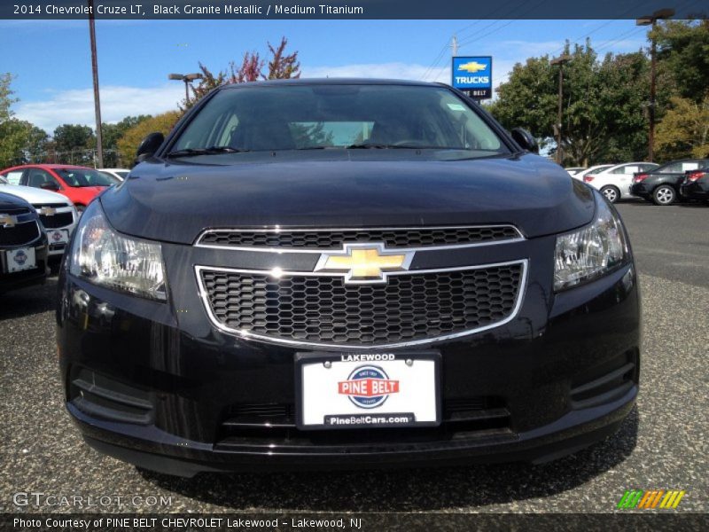 Black Granite Metallic / Medium Titanium 2014 Chevrolet Cruze LT
