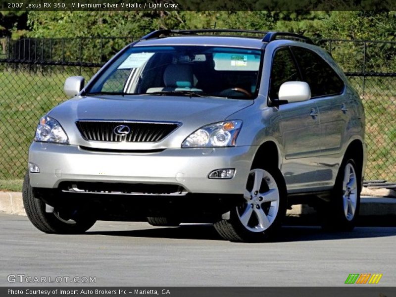 Millennium Silver Metallic / Light Gray 2007 Lexus RX 350