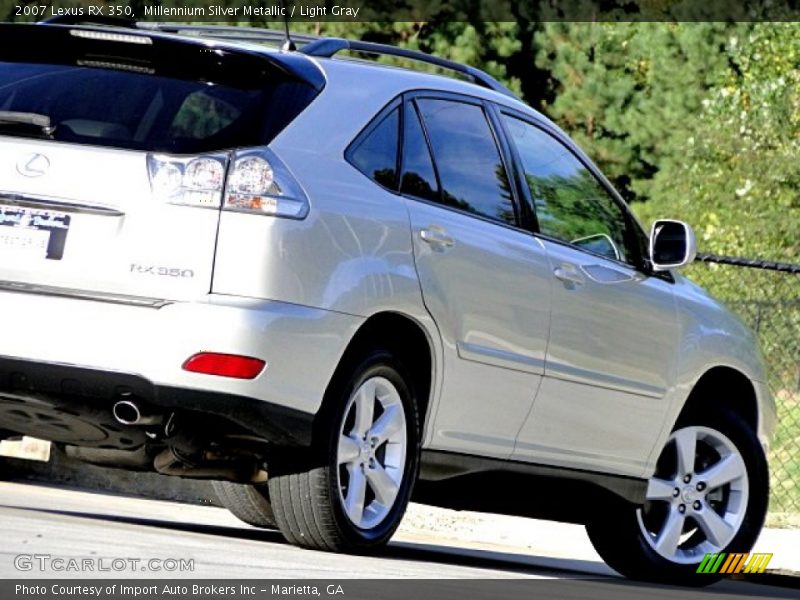 Millennium Silver Metallic / Light Gray 2007 Lexus RX 350