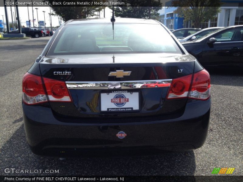 Black Granite Metallic / Medium Titanium 2014 Chevrolet Cruze LT