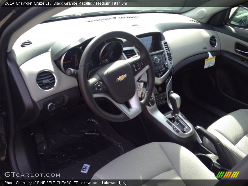 Black Granite Metallic / Medium Titanium 2014 Chevrolet Cruze LT