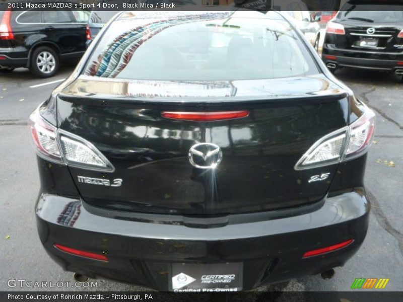 Black Mica / Black 2011 Mazda MAZDA3 s Sport 4 Door