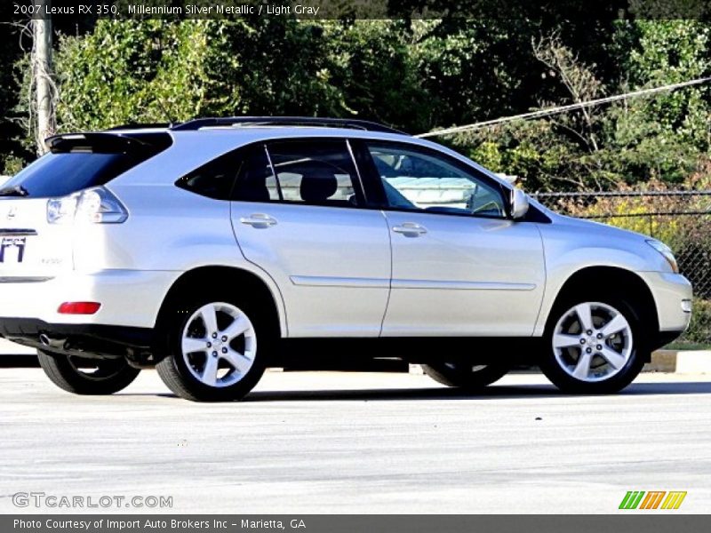 Millennium Silver Metallic / Light Gray 2007 Lexus RX 350