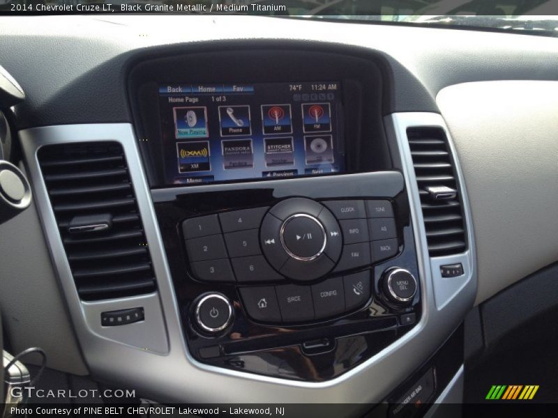 Black Granite Metallic / Medium Titanium 2014 Chevrolet Cruze LT