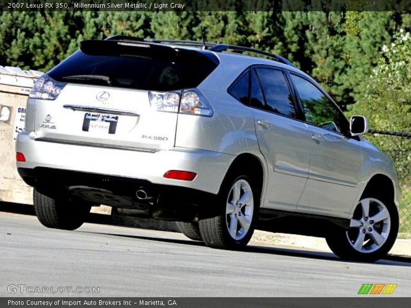 Millennium Silver Metallic / Light Gray 2007 Lexus RX 350