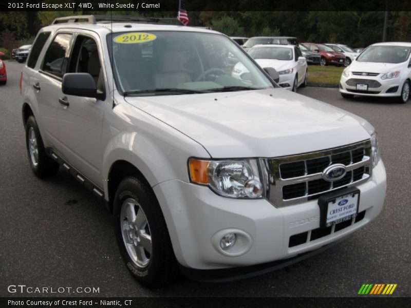White Suede / Camel 2012 Ford Escape XLT 4WD
