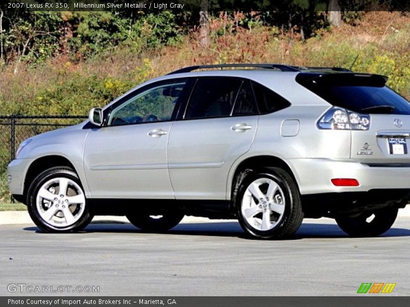 Millennium Silver Metallic / Light Gray 2007 Lexus RX 350