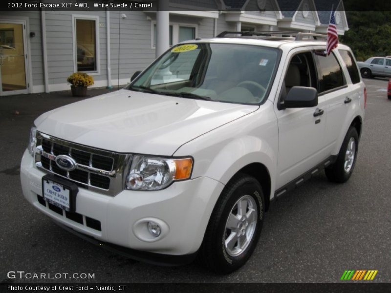 White Suede / Camel 2012 Ford Escape XLT 4WD