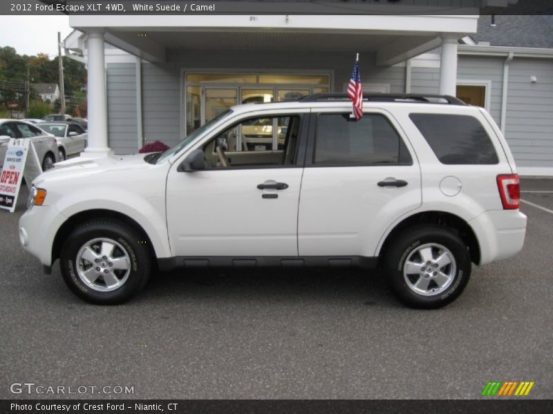 White Suede / Camel 2012 Ford Escape XLT 4WD