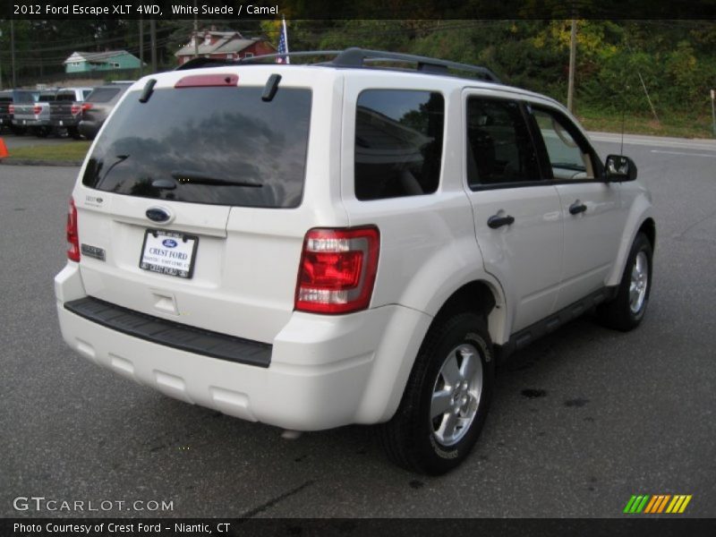 White Suede / Camel 2012 Ford Escape XLT 4WD