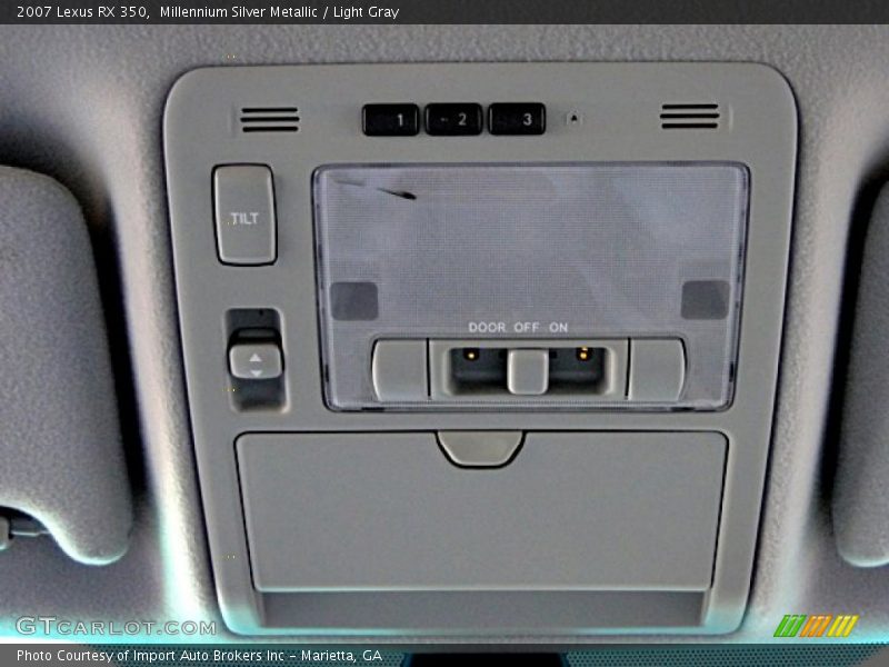 Millennium Silver Metallic / Light Gray 2007 Lexus RX 350