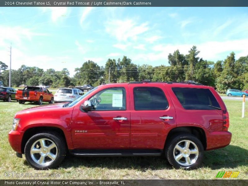  2014 Tahoe LS Crystal Red Tintcoat