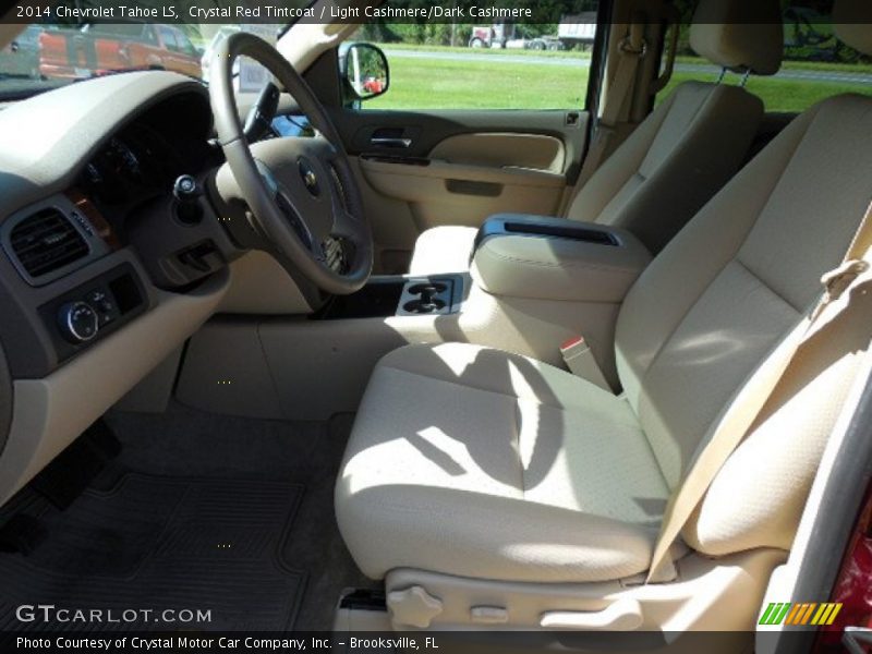 Crystal Red Tintcoat / Light Cashmere/Dark Cashmere 2014 Chevrolet Tahoe LS