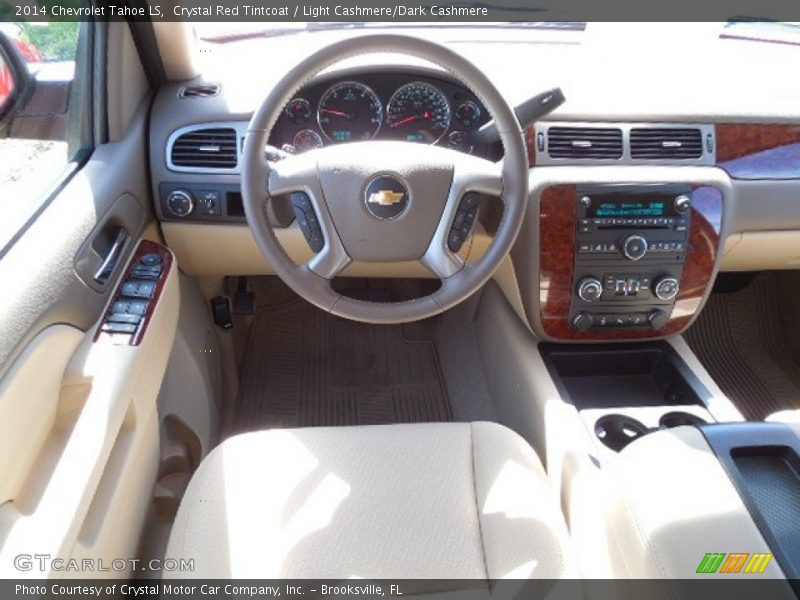 Crystal Red Tintcoat / Light Cashmere/Dark Cashmere 2014 Chevrolet Tahoe LS