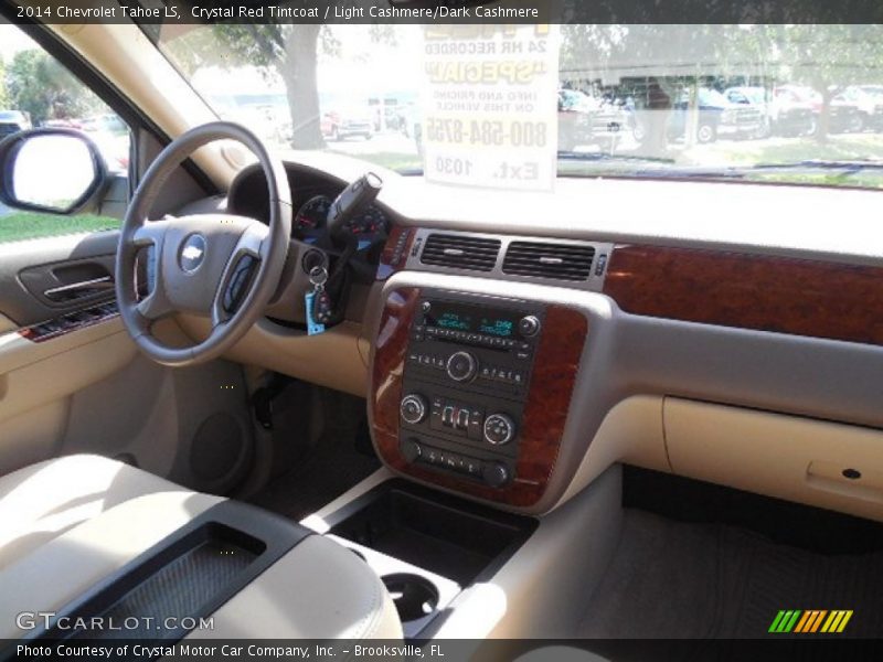 Crystal Red Tintcoat / Light Cashmere/Dark Cashmere 2014 Chevrolet Tahoe LS