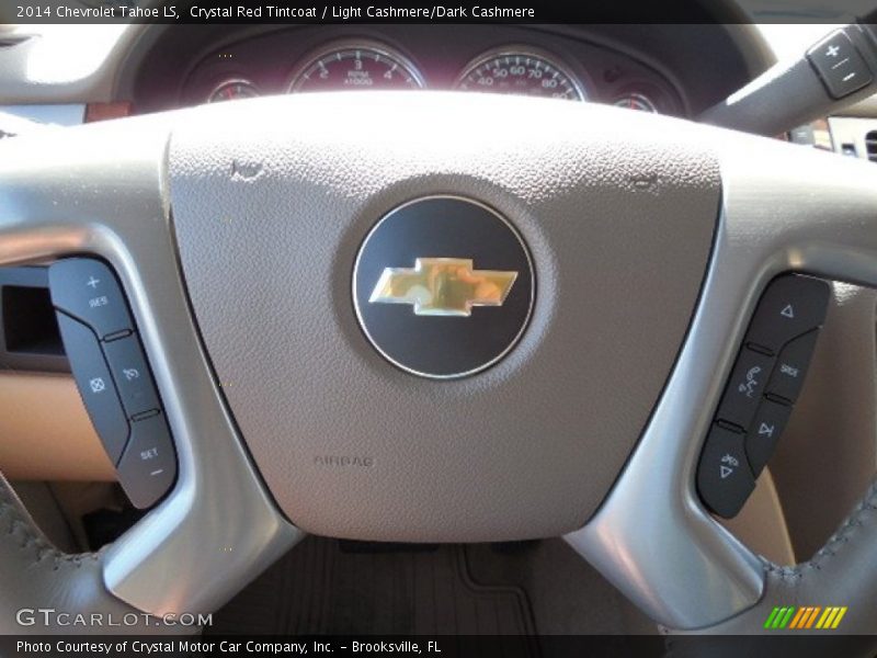 Crystal Red Tintcoat / Light Cashmere/Dark Cashmere 2014 Chevrolet Tahoe LS