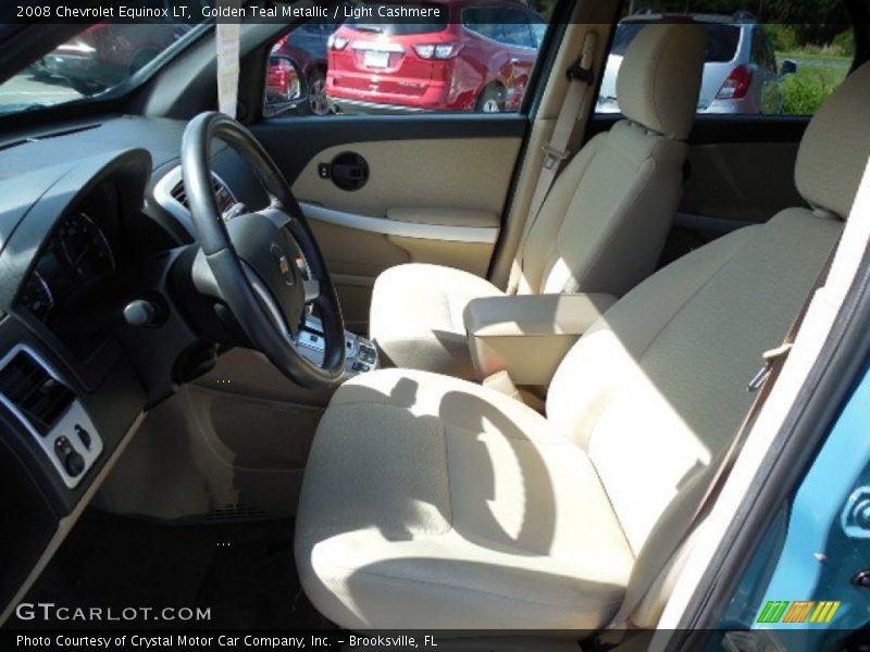 Golden Teal Metallic / Light Cashmere 2008 Chevrolet Equinox LT
