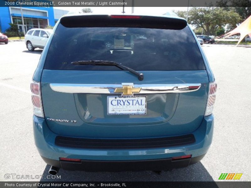 Golden Teal Metallic / Light Cashmere 2008 Chevrolet Equinox LT