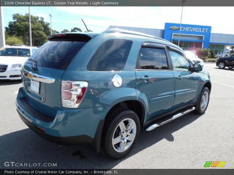 Golden Teal Metallic / Light Cashmere 2008 Chevrolet Equinox LT