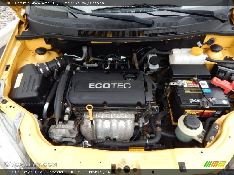 Summer Yellow / Charcoal 2009 Chevrolet Aveo Aveo5 LT