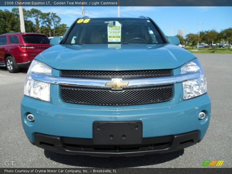 Golden Teal Metallic / Light Cashmere 2008 Chevrolet Equinox LT