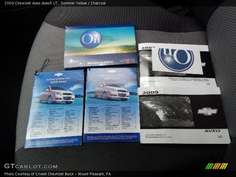 Summer Yellow / Charcoal 2009 Chevrolet Aveo Aveo5 LT