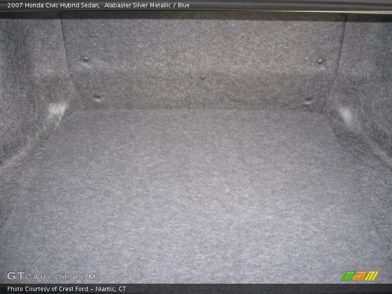 Alabaster Silver Metallic / Blue 2007 Honda Civic Hybrid Sedan