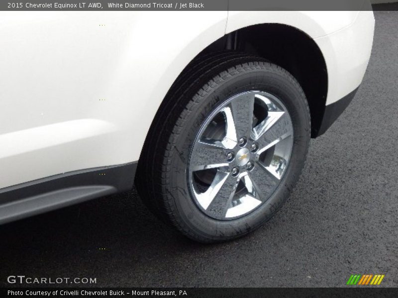 White Diamond Tricoat / Jet Black 2015 Chevrolet Equinox LT AWD