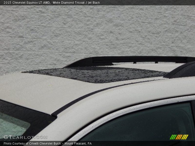 White Diamond Tricoat / Jet Black 2015 Chevrolet Equinox LT AWD