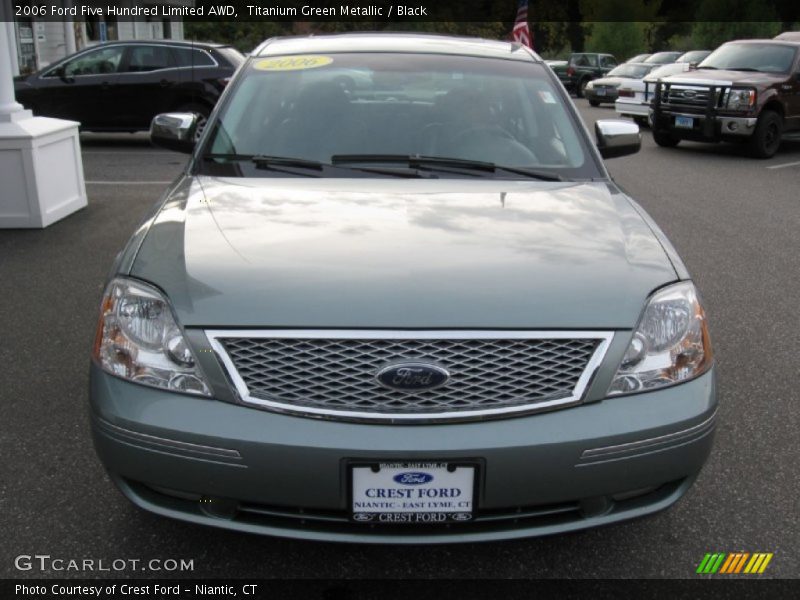 Titanium Green Metallic / Black 2006 Ford Five Hundred Limited AWD