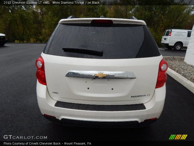White Diamond Tricoat / Jet Black 2015 Chevrolet Equinox LT AWD