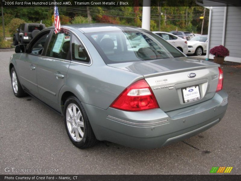Titanium Green Metallic / Black 2006 Ford Five Hundred Limited AWD