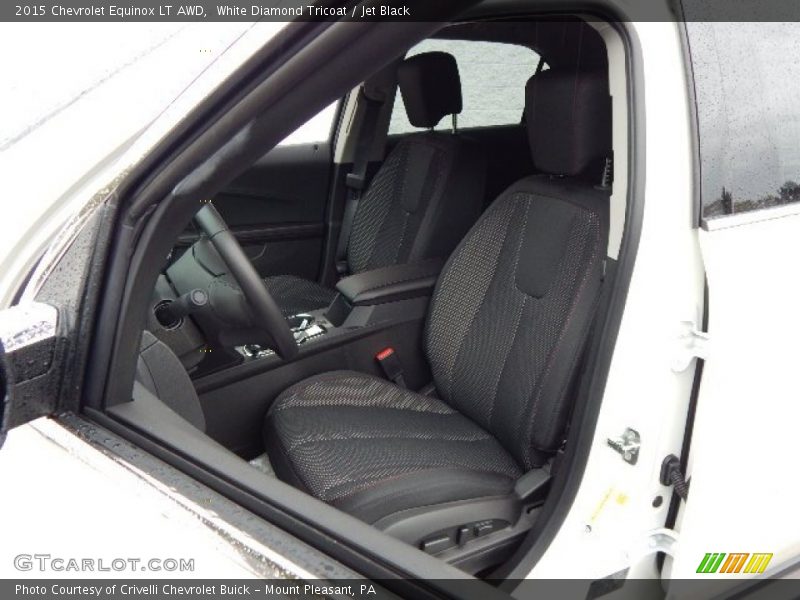 White Diamond Tricoat / Jet Black 2015 Chevrolet Equinox LT AWD