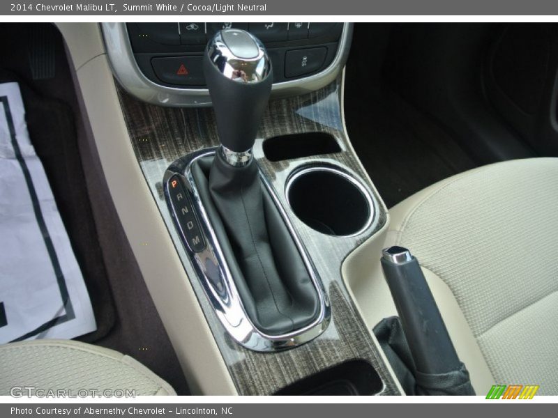Summit White / Cocoa/Light Neutral 2014 Chevrolet Malibu LT
