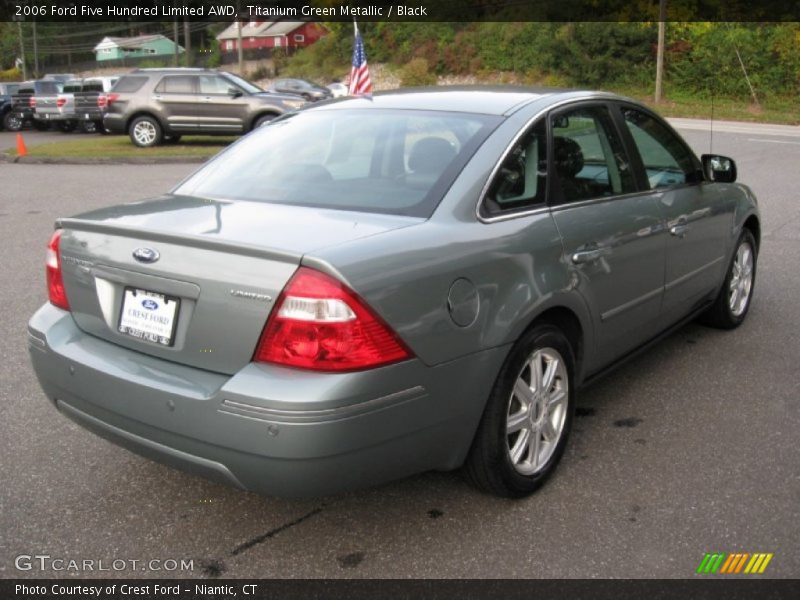 Titanium Green Metallic / Black 2006 Ford Five Hundred Limited AWD