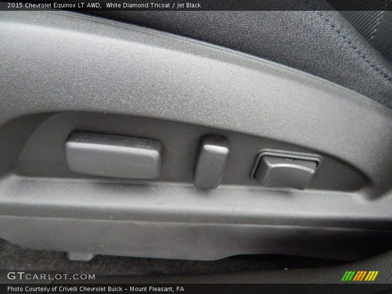 White Diamond Tricoat / Jet Black 2015 Chevrolet Equinox LT AWD