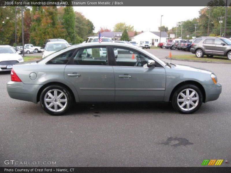 Titanium Green Metallic / Black 2006 Ford Five Hundred Limited AWD