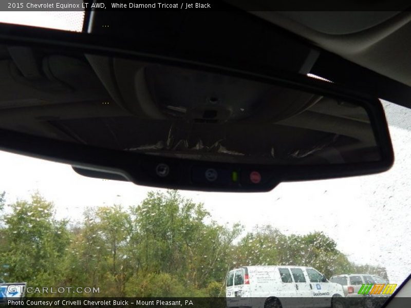 White Diamond Tricoat / Jet Black 2015 Chevrolet Equinox LT AWD