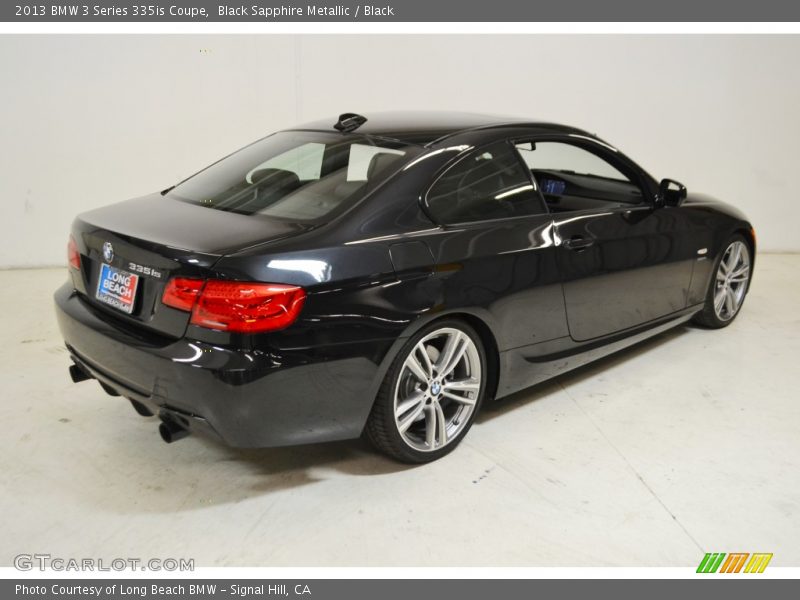Black Sapphire Metallic / Black 2013 BMW 3 Series 335is Coupe