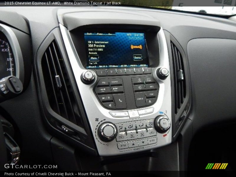 White Diamond Tricoat / Jet Black 2015 Chevrolet Equinox LT AWD