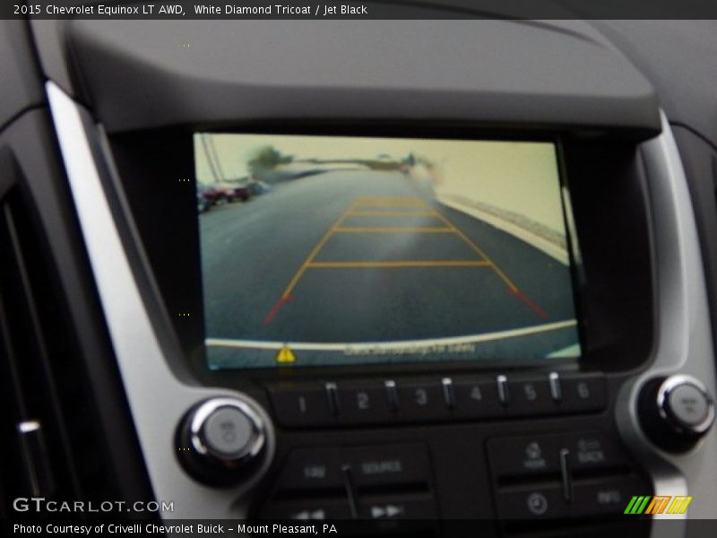 White Diamond Tricoat / Jet Black 2015 Chevrolet Equinox LT AWD