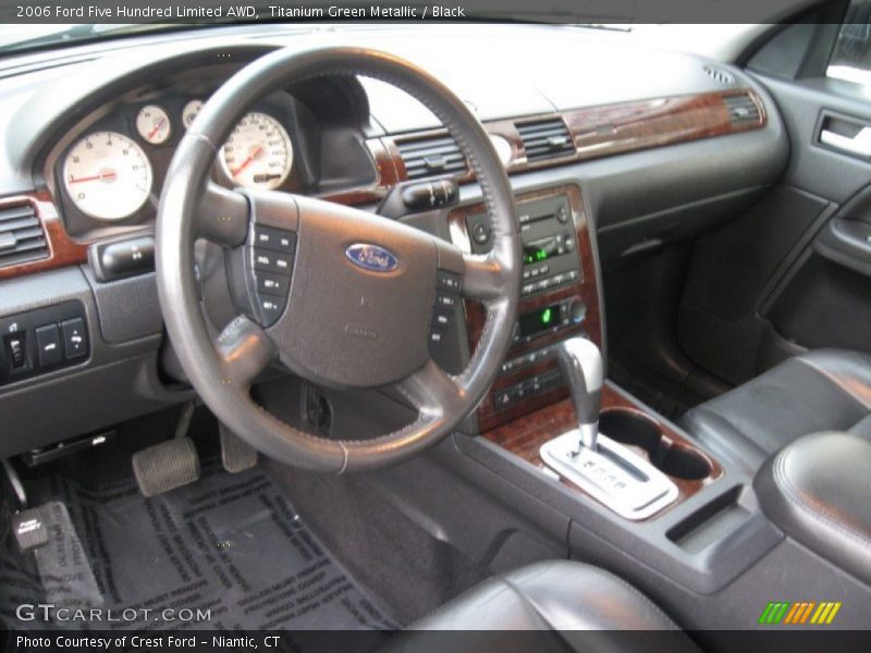 Titanium Green Metallic / Black 2006 Ford Five Hundred Limited AWD