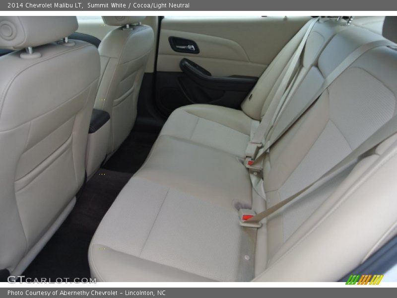 Summit White / Cocoa/Light Neutral 2014 Chevrolet Malibu LT