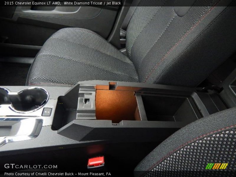 White Diamond Tricoat / Jet Black 2015 Chevrolet Equinox LT AWD
