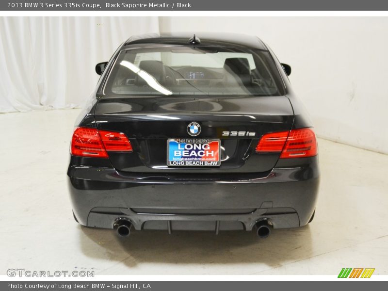 Black Sapphire Metallic / Black 2013 BMW 3 Series 335is Coupe