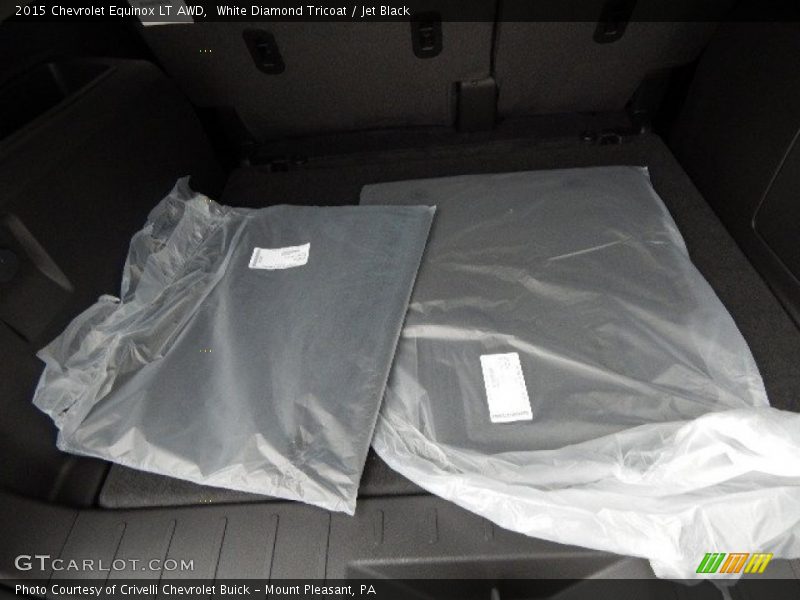 White Diamond Tricoat / Jet Black 2015 Chevrolet Equinox LT AWD