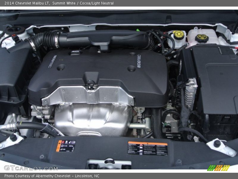 Summit White / Cocoa/Light Neutral 2014 Chevrolet Malibu LT