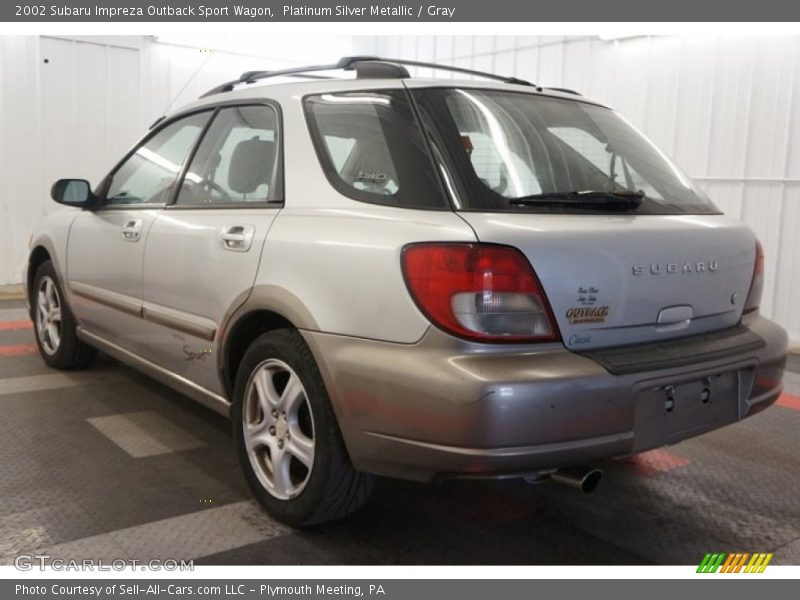 Platinum Silver Metallic / Gray 2002 Subaru Impreza Outback Sport Wagon