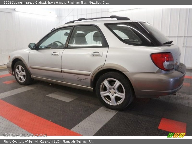 Platinum Silver Metallic / Gray 2002 Subaru Impreza Outback Sport Wagon