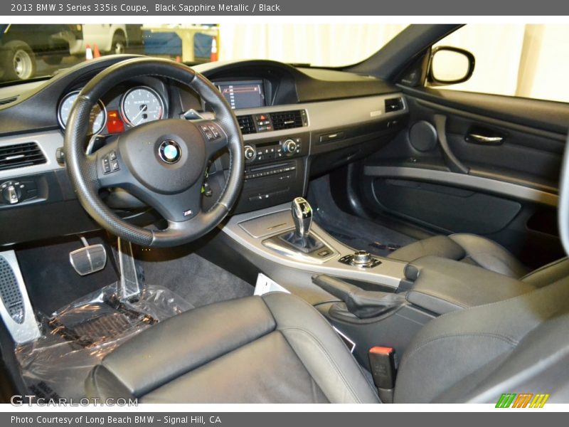 Black Interior - 2013 3 Series 335is Coupe 